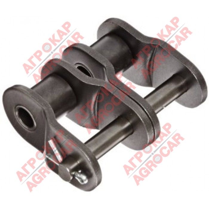 Звено цепи переходное #60/2 (19,05х11,91x12,57) 12A-2OFL-G - agro-car.com.ua